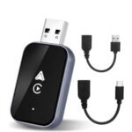 Adaptador CarPlay e Android Auto Sem fio