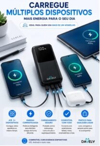 Carregador de Bateria Powerbank